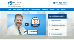 Desktop Screenshot of gillettelawgroup.com